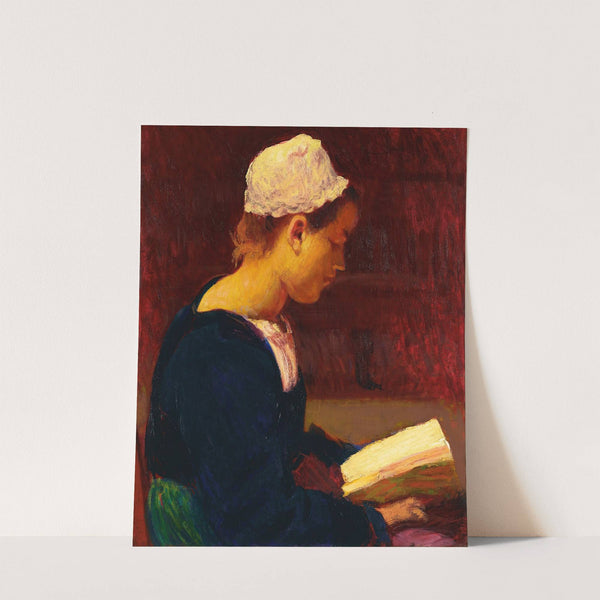 Breton Girl Reading (Bretonne Lisant) by Roderic O'''Conor