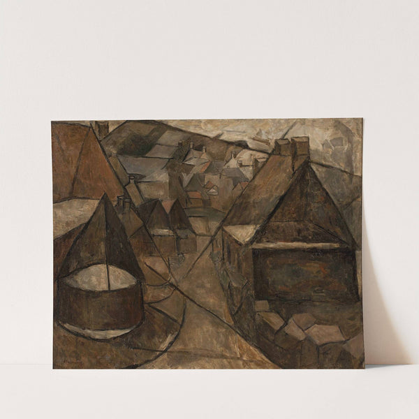 Breton landscape with a well by Tadeusz Makowski