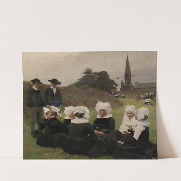 Breton Women at a Pardon by Pascal-Adolphe-Jean Dagnan-Bouveret