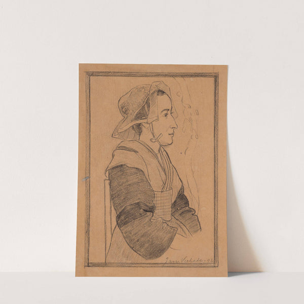 Bretonne de profil by Jan Verkade