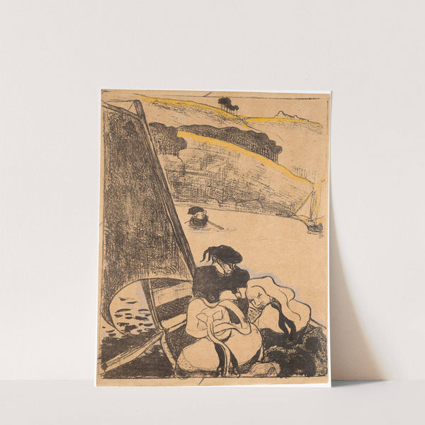 Bretons dans une barque ou Le retour du pardon (1889) by Emile Bernard