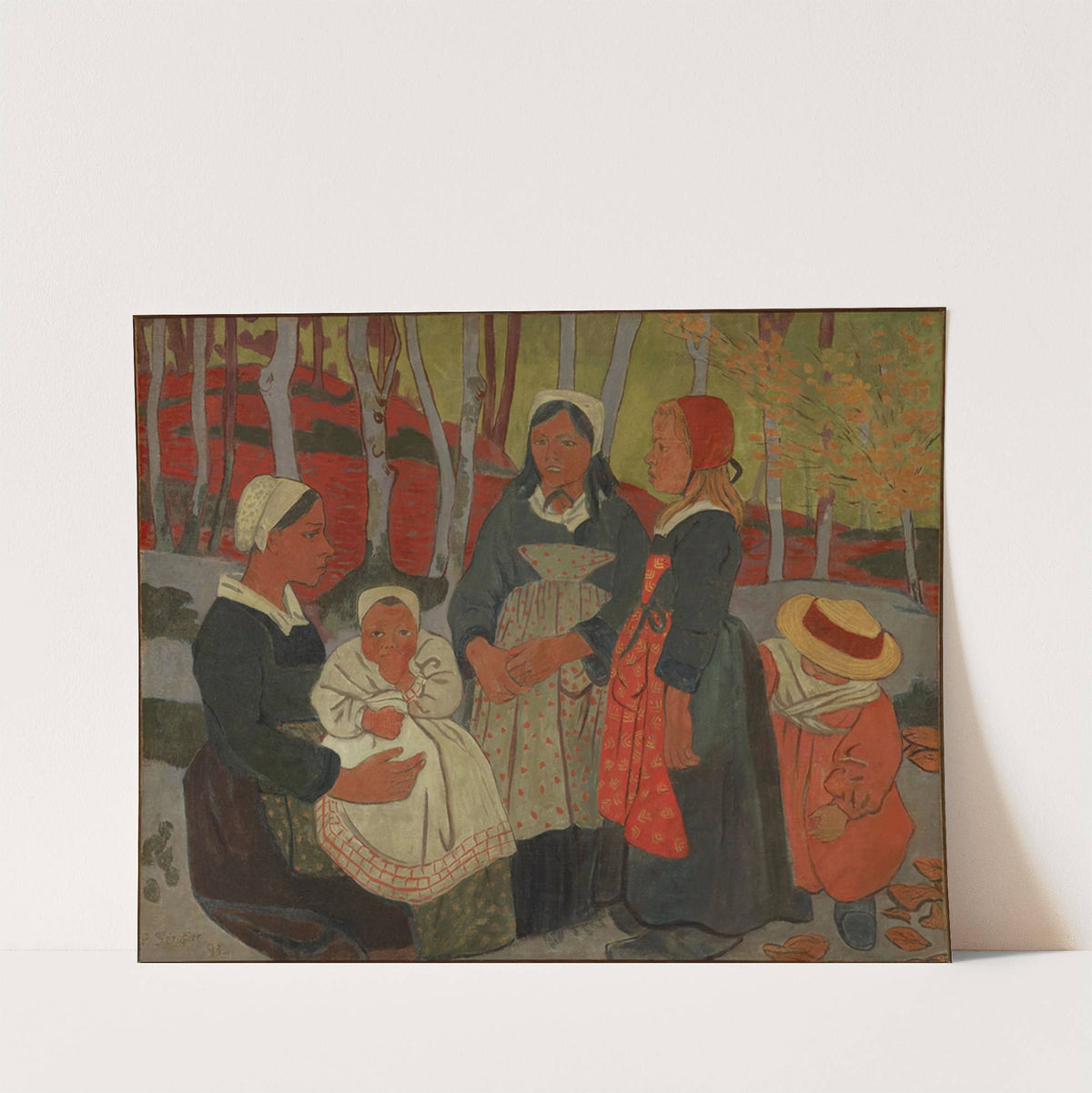 Bretons in the Forest of Huelgoat by Paul Sérusier