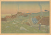 Bretons vissersdorp bij ondergaande zon (1874 - 1951)