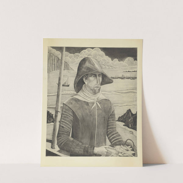 Bretonse visser (1929) by Lodewijk Schelfhout