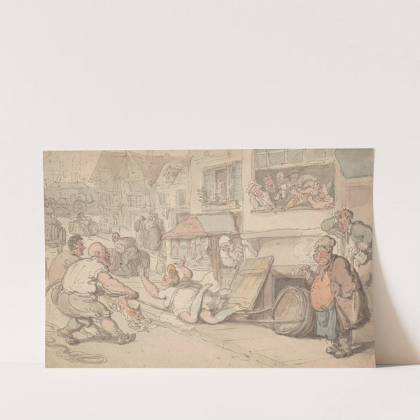 Brewer’s draymen having a frolic (ca. 1780–1825) by Thomas Rowlandson