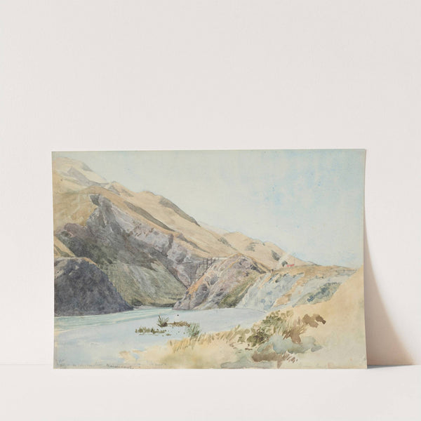 Bridge in construction, Amuri by James Crowe Richmond