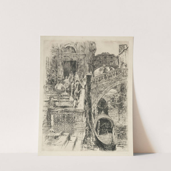 Bridge of Sighs, Venice (1883) by Frank Duveneck