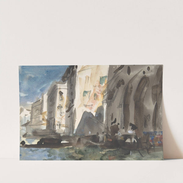 Bridge on the Grand Canal, Venice (19th century) by Hercules Brabazon Brabazon