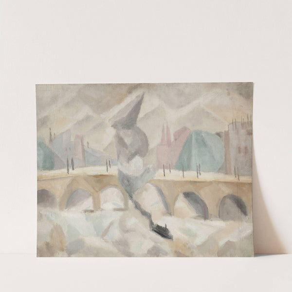 Bridge on the Seine (1913) by Tadeusz Makowski