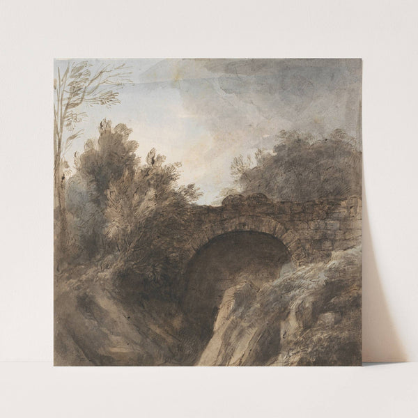 Bridge Over a Deep Gorge by Heneage Finch, 4th Earl of Aylesford