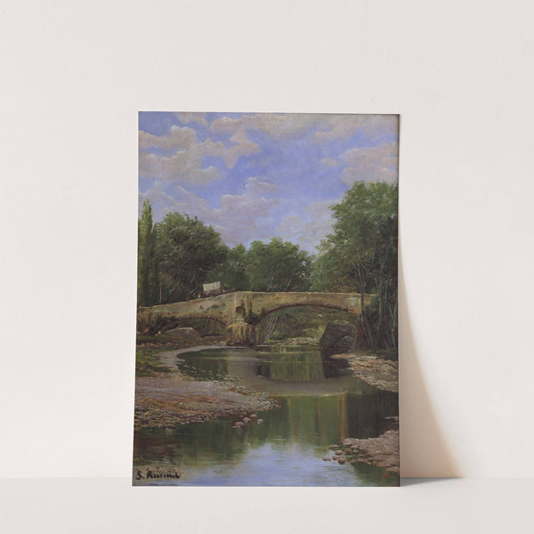 Bridge over a River by Santiago Rusiñol