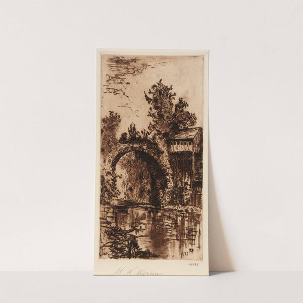 Bridge over the Buskill, Easton (Pa., 1879) by Mary Nimmo Moran