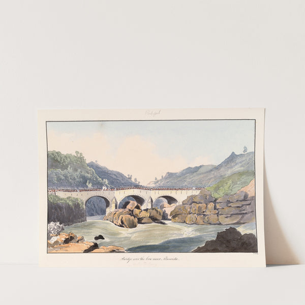 Bridge over the Coa near Almeida by Charles Hamilton Smith