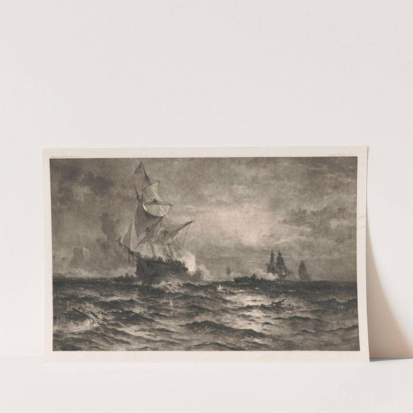 Brig Gen. Armstrong engaging British fleet in harbor of Fayne, Sept. 26, 1814 (1895) by Edward Moran