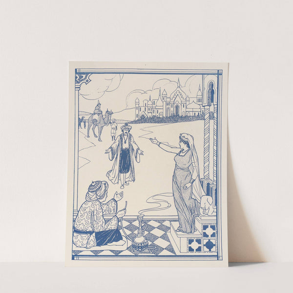 Bright-Wits, Prince of Mogadore Pl 02 (1909) by Leopold Flood