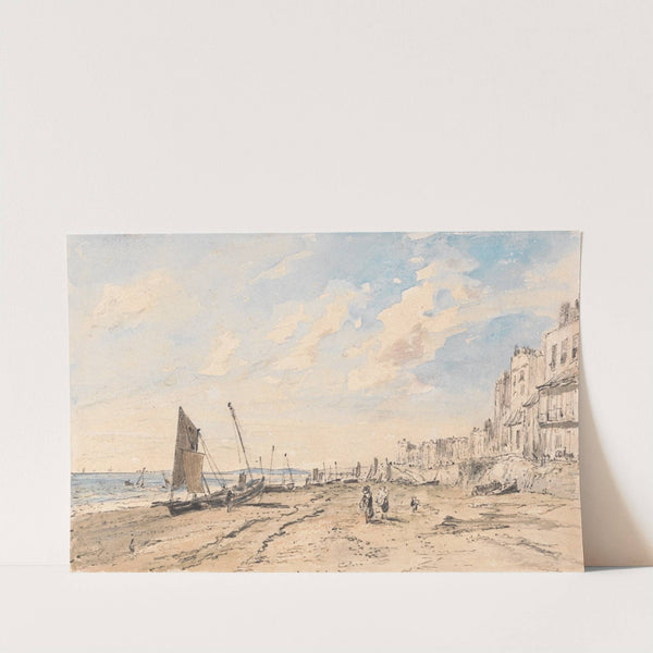 Brighton Beach Looking West by John Constable