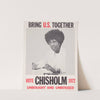 Bring U.S. together. Vote Chisholm 1972, unbought & unbossed. by Anonymous