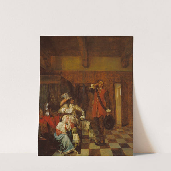 Bringer of Bad News (circa 1655) by Pieter De Hooch