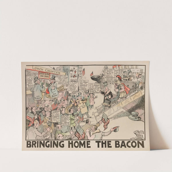 First Case In World Court (1915) by Carey Cartoon Service