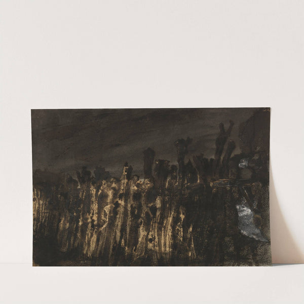 Brise-lames à Jersey (1854-1855) by Victor Hugo