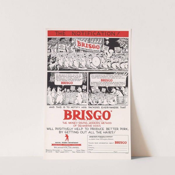 Brisgo: The Notification! by Hercules Incorporated