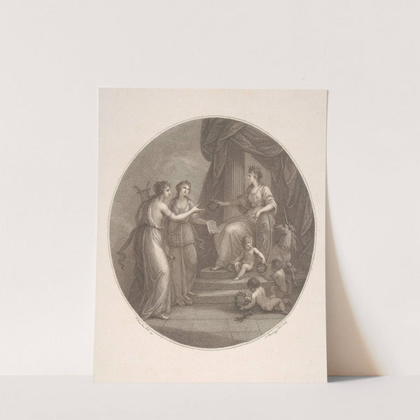 Britannia Rewarding Music and Literature (1792) by William Hamilton