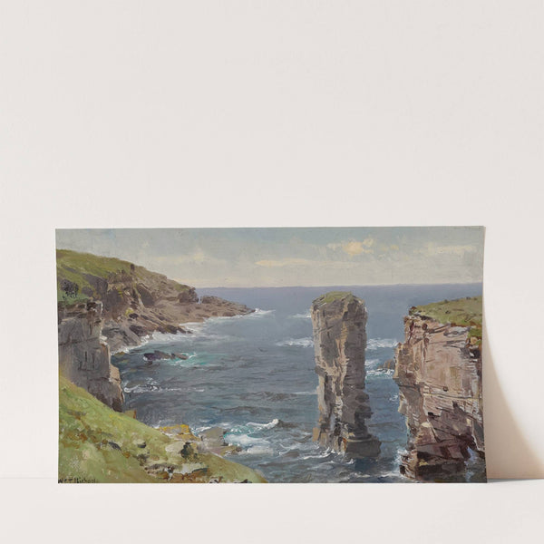 British Coastal View (Coast of Cornwall) (circa 1880) by William Trost Richards