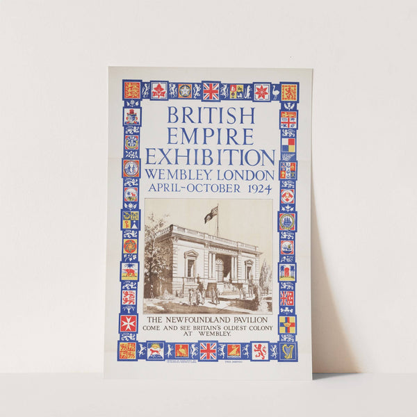 British Empire Exhibition, Wembley, London, April-October 1924; The Newfoundland pavilion by Ernest Coffin