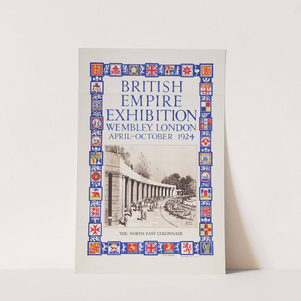 British Empire Exhibition, Wembley, London, April-October 1924; The North East Colonnade by Ernest Coffin