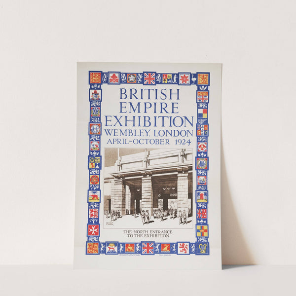 British Empire Exhibition, Wembley, London, April-October 1924; The north entrance to the exhibition by Ernest Coffin