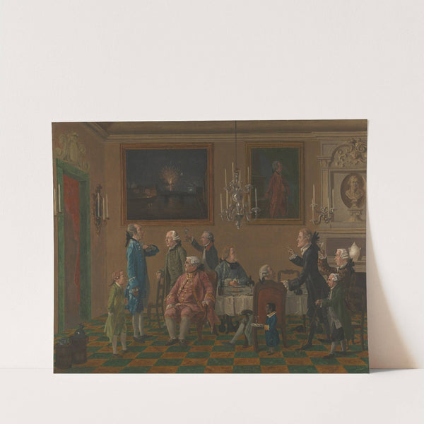 British Gentlemen at Sir Horace Mann's Home in Florence by Thomas Patch