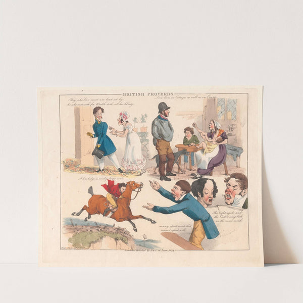 British Proverbs (1824) by Henry Thomas Alken