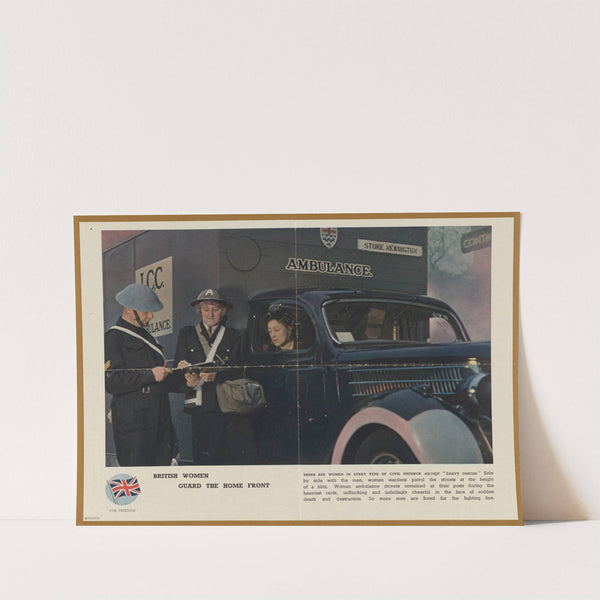 British Women Guard the Home Front by Anonymous