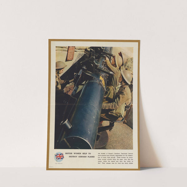 British Women Help to Destroy German Planes by Anonymous