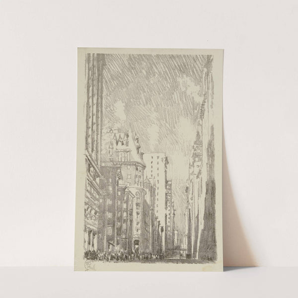 Broadway From Bowling Green (1905) by Joseph Pennell