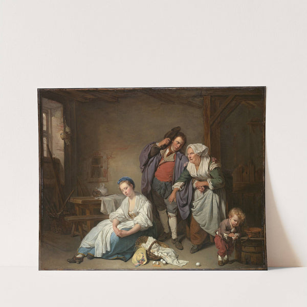 Broken Eggs by Jean-Baptiste Greuze