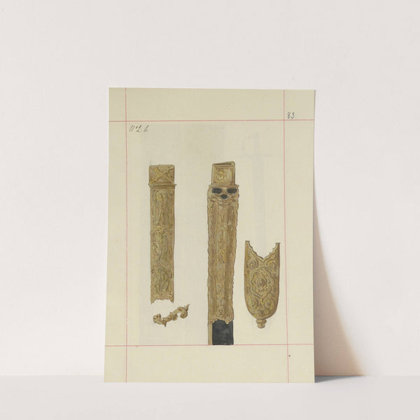 Broń zaczepna i odporna w Polsce. T. 1, Zbroje i części uzbrojenia Pl.064 (1875-1900) by Boleslaw Starzyński