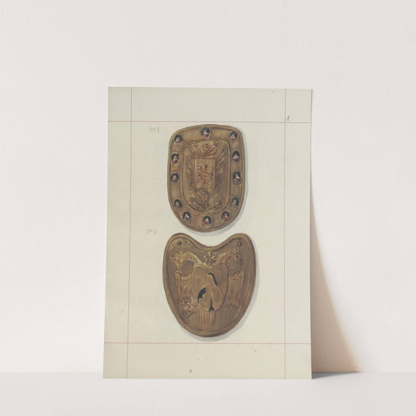 Broń zaczepna i odporna w Polsce. T. 3, Rynsztunki, broń palna, rzędy Pl.002 (1875-1900) by Boleslaw Starzyński