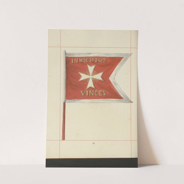 Broń zaczepna i odporna w Polsce. T. 4, Pasy lite, ozdoby, chorągwie i proporce Pl.083 (1875-1900) by Boleslaw Starzyński