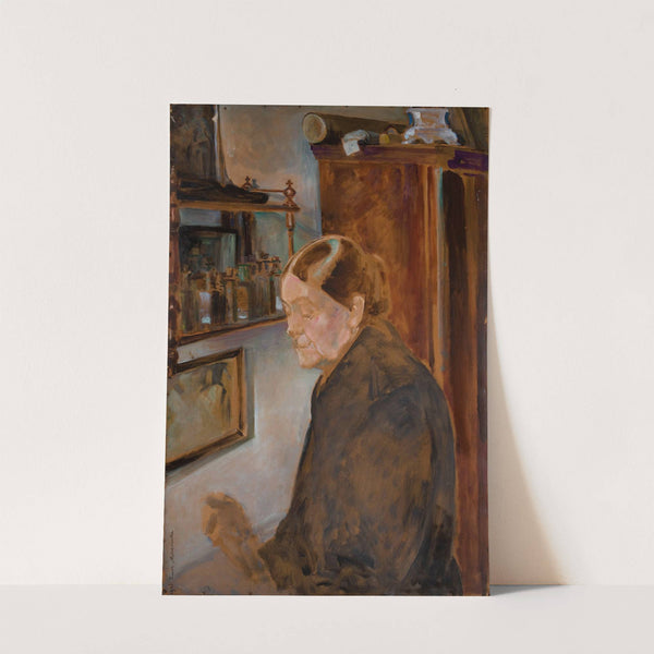 Bronisława, artist’s sister, indoors (1926) by Jacek Malczewski