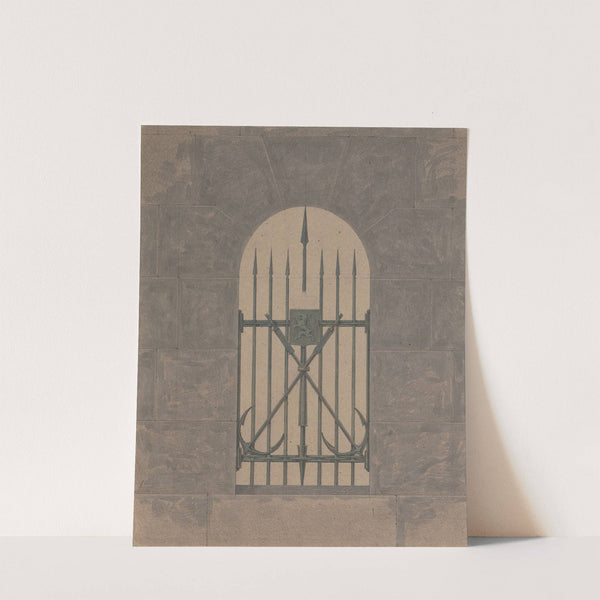 Bronzen hek (ontwerp Stadhuis te Amsterdam) by David Humbert de Superville