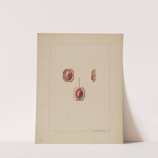 Brooch by Walter W. Jennings