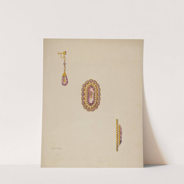 Brooch and Earrings by John Thorsen