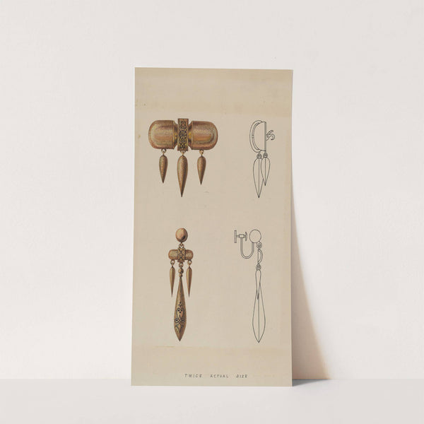 Brooch and Earrings by Kurt Melzer