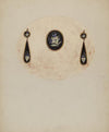 Brooch and Earrings