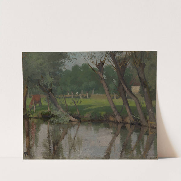 Brook at Hangenbieten in the Alsace (1870–1871) by Theophil Preiswerk