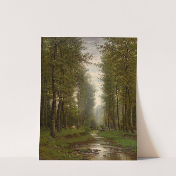 Brook in the Forest by Joseph Van Luppen