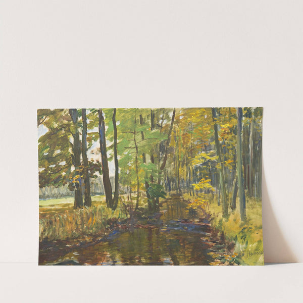 Brook In The Forest by Antonín Hudeček