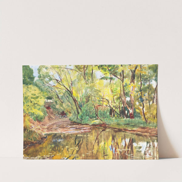 Brook In The Forest by Antonín Hudeček