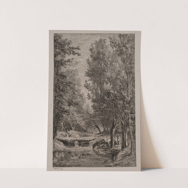 Brook in the Val Mondois (c. 1862) by Charles François Daubigny